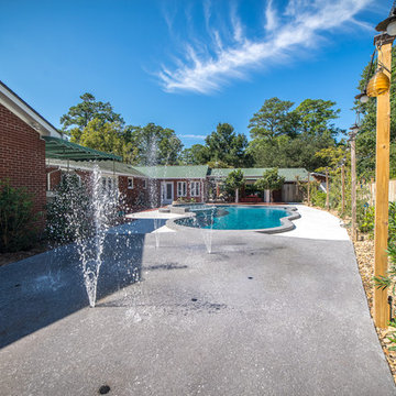 Morehead City Pool, Elevated Tanning Ledge and Splash Pad
