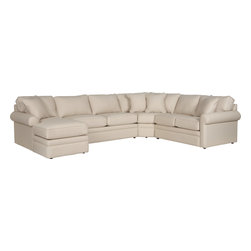 Collins Premier Sectional by La-Z-Boy shown in Cotton - Products
