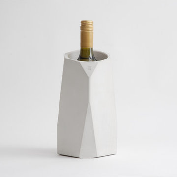 Corvi Concrete Wine Cooler Arctic White