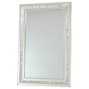 Wayborn Mother Of Pearl Beveled Accent Mirror