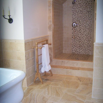 Lisa's Elevated Open Shower