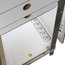 Live Moving Kitchen, Charcoal Grill With 4 Wheels, Pearl White