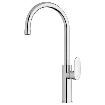 WS Bath Collections Candy CA 180 Candy Single Handle Kitchen - Polished Chrome