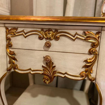 Shabby-chic Italian bedroom furniture style