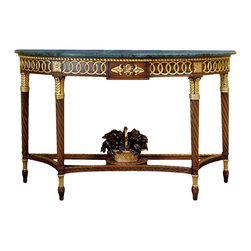 FLORENCIA CARVED WOOD CONSOLE - Console Tables
