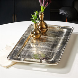 Tozai Home Normandie Decorative Tray - SKU: HIT034-G - Major Kitchen Appliance Parts And Accessories