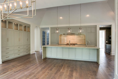 Inspiration for a transitional kitchen in Charlotte.
