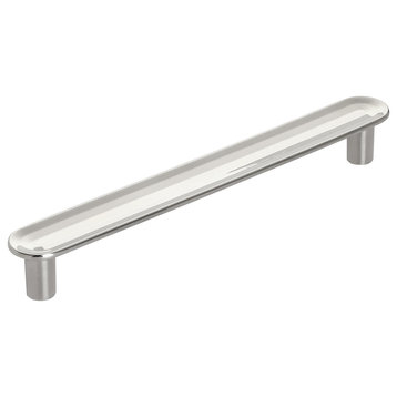 Amerock Concentric Bar Cabinet Pull, Polished Nickel, 5-1/16" Center-to-Center