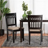 Marsala Modern Collection, Beige/Dark Brown, Dining Chair