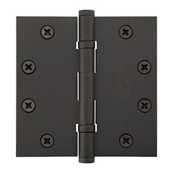 Emtek 4" x 4" with Square Corners Heavy Duty Door Hinge - Hinges