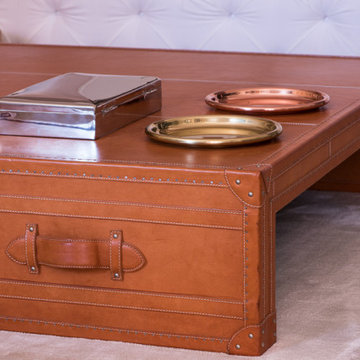 Living Room with Wood Trunk Coffee Table, Chiado