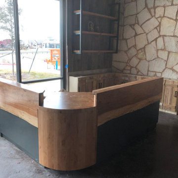 Retail Desk in Native Texas Pecan