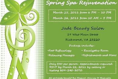 Designed Direct-Mail Piece for Massage Therapy Client