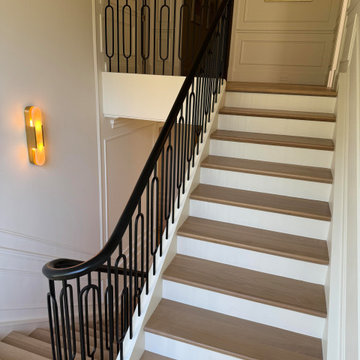 Project #134 | Straight Staircase with Elliptical Stringer