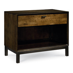 Katari Open Nightstand: 1 Drawer - Nightstands And Bedside Tables