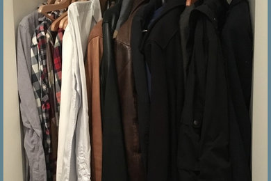 Reorganización de armario de caballero