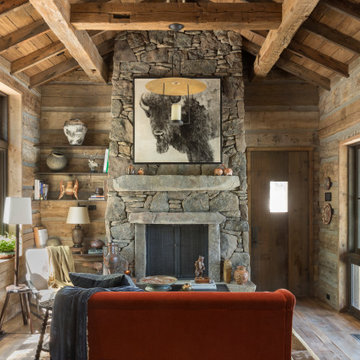 Whitefish Living Room with Rose Tarlow Lanterns and Pinch Sofa