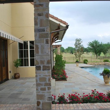 Patio and Pool Feature
