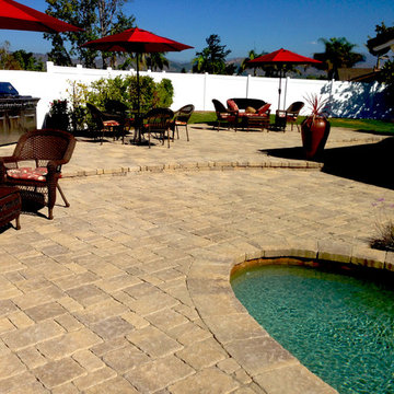 PAVERS - BACKYARD & DRIVEWAY
