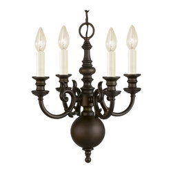 Royce Lighting - Royce Lighting 4 Light Chandelier in Oil Rubbed Bronze Finish - Chandeliers
