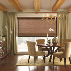 Levolor Natural Classic Roman Style Woven Wood Shades - Roman Shades