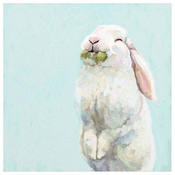 "Very Hungry Bunny" Canvas Wall Art by Cathy Walters
