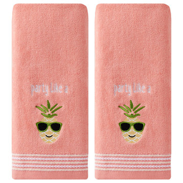 SKL Home 2-Piece Party Pineapple Hand Towel Set