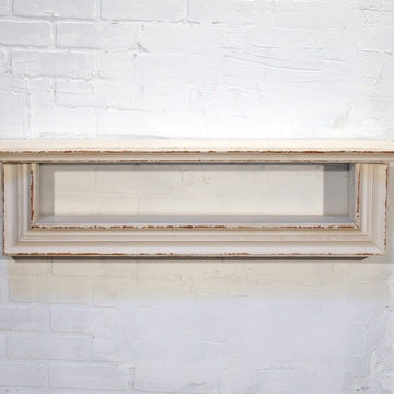 White Wood Box Shelf