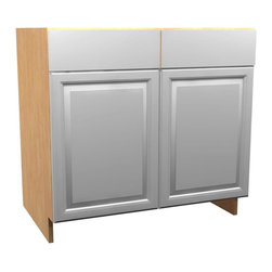 Home Decorators Collection - 30x34.5x24 in. Anzio Deluxe Sink Base Cabinet Shelf Liner 2 Soft Close Doors - Kitchen Cabinetry