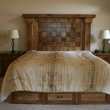 Rustic Bed Made From a Local Big Leaf Maple