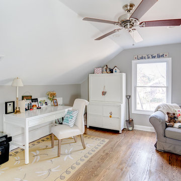 Attic Space Transformed into Bedroom