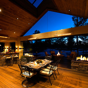 Black Forest Retreat -- Envision Distinction Spiced Teak composite decking
