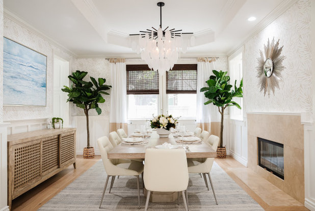 Beach Style Dining Room by Eden LA Furniture and Interiors