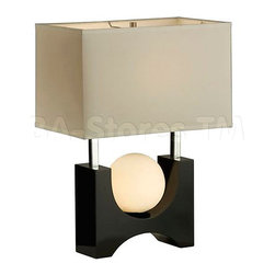 Golden Gate Table Lamp in Gloss Black - Table Lamps