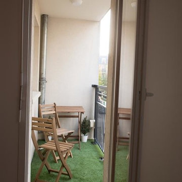 aménagement d'une terrasse de balcon