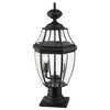 Z-Lite 580PHM-533PM Westover 2 Light 20" Tall Outdoor Pier Mount - Black