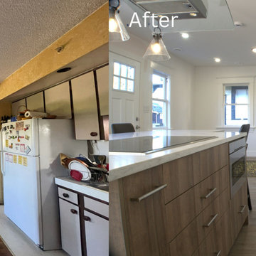 Modern Open Concept Kitchen & Bath Renovation – Kitsilano, Vancouver
