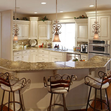 French Country Kitchen Mini Pendant Hand Sculpted Lighting