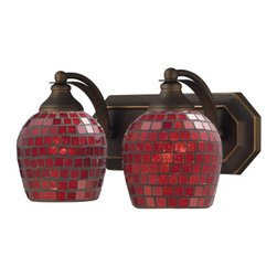 Elk Lighting - Elk Lighting 570-2B-CPR Vanity Lighting Vanity - Bathroom Vanity Lighting