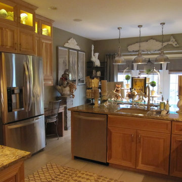 Natural Hickory Kitchen