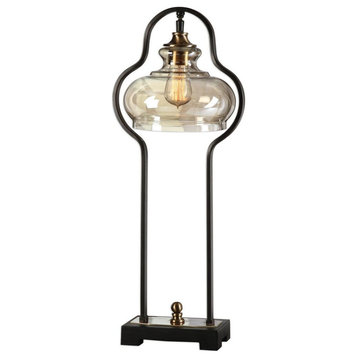Cotulla 28.5" Desk Lamp in Aged Black
