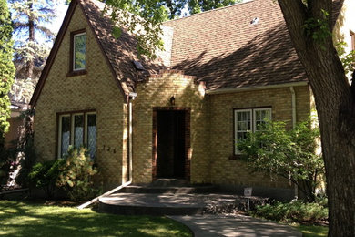 Example of a classic exterior home design in Other