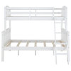 Dorel Living Airlie Twin over Full Bunk Bed in White