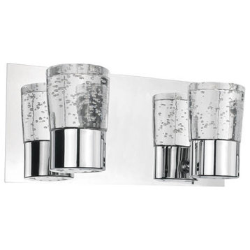 Kuzco Lighting 701132CH-LED Modern Bathroom Fixtures Bath Vanity Light Chrome