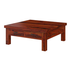 Sierra Living Concepts - Cheverly Modern Style Solid Wood 3 Piece Coffee Table Set With Storage - Coffee Table Sets