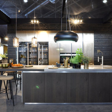 Armony Cucine Liquid Metal Kitchen Yota Composition 05