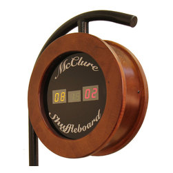 Small Round Maple Score Unit - Game Table Accessories