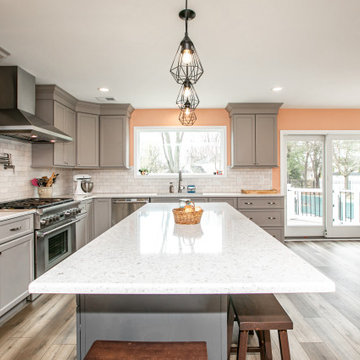 Home addition and kitchen