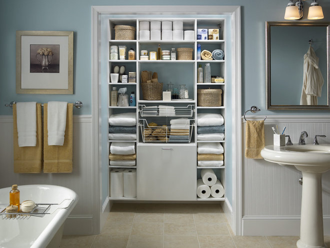 Traditional Bathroom by Capital Closets