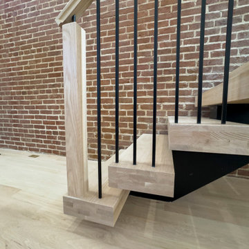 Project #145 | Modern Staircase Renovation in Victorian Townhouse